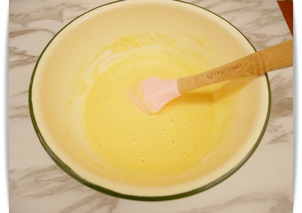 均勻攪拌至無粉狀態後備用。(此份量約可以製作6條鯛魚燒喔!!!)