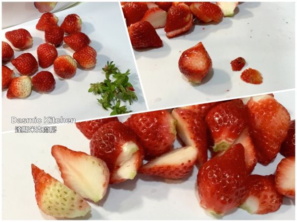 去除蒂頭，同時檢查是否有受損，切除受損部分