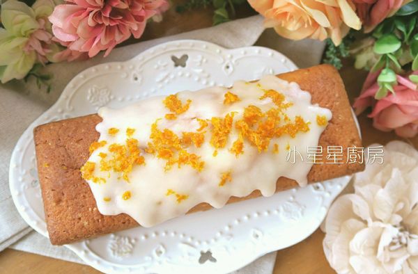 淋完糖霜後，感覺美美的，我很喜歡！這裡我用了一顆小型茂谷柑皮屑的量。