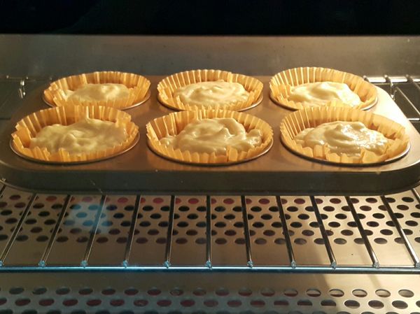 入爐，中下層，
170度烘烤約28~30分鐘