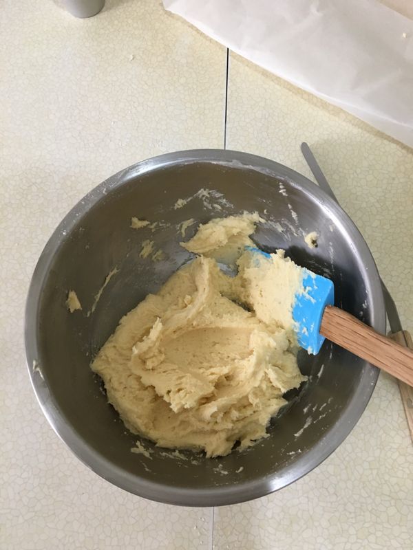 拌好後呈現這樣