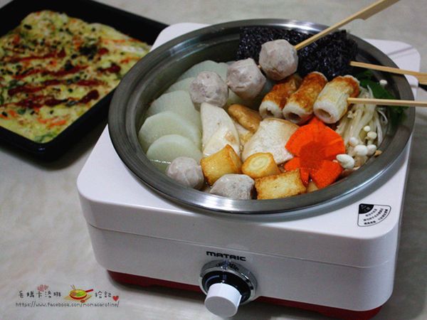 湯鍋煮火鍋方便、也可以做關東煮、壽喜燒、辣炒年糕…