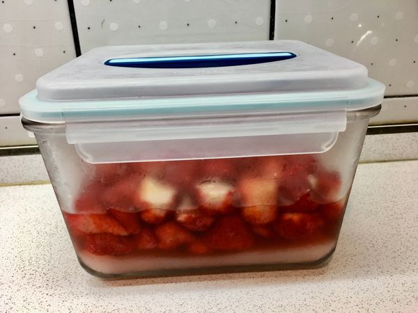 冷藏ㄧ夜後如圖