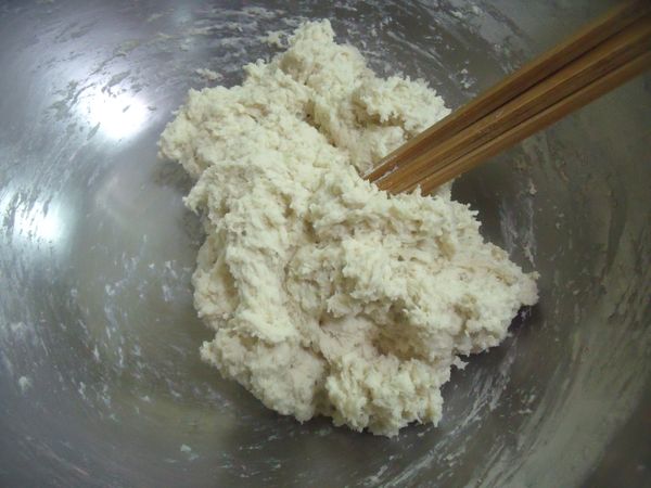 拌到沒有粉就可以了