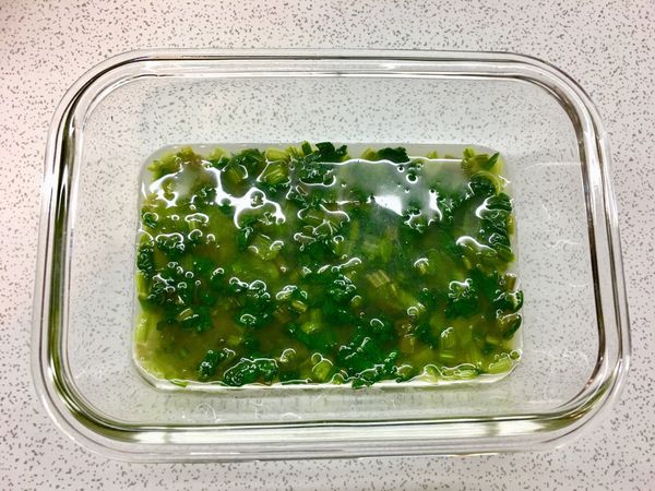 倒入肉凍液淹過菜後
入冰箱冰鎮2H
