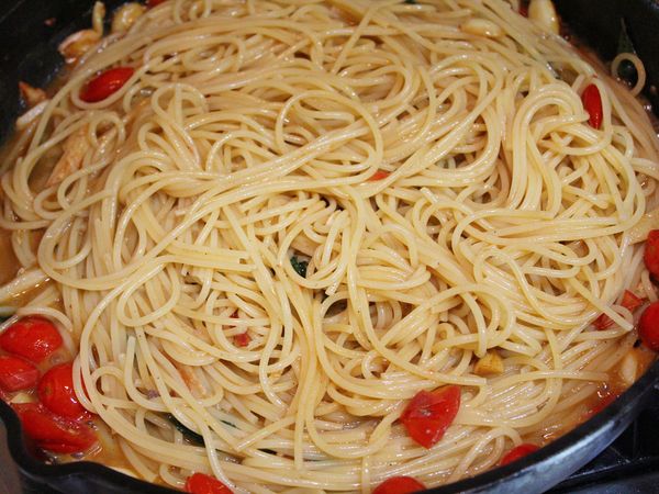 拌至吸附醬香油末