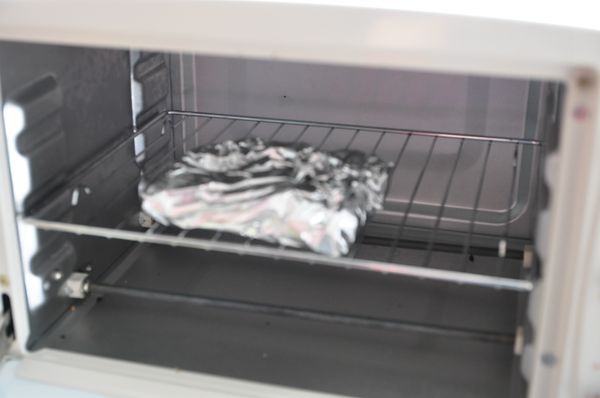 放進烤箱，溫度200度上下火轉25分鐘