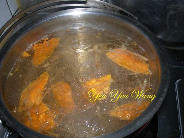 放入南瓜煮約3min