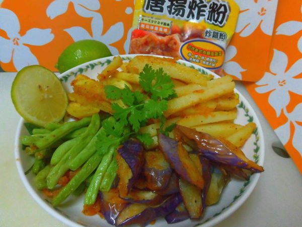 【日正起司洋蔥唐揚炸粉】蔬菜拼盤 ~