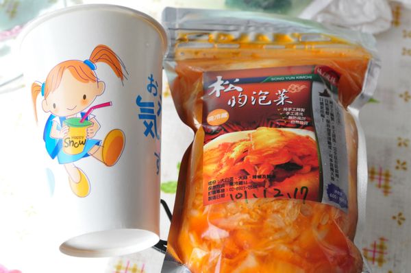 另外準備一杯無糖豆漿及適量泡菜