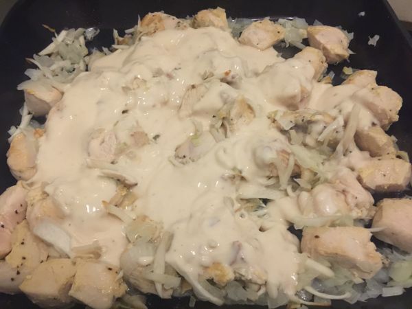 白醬分成兩次加入，先加入200g白醬➕200g的水