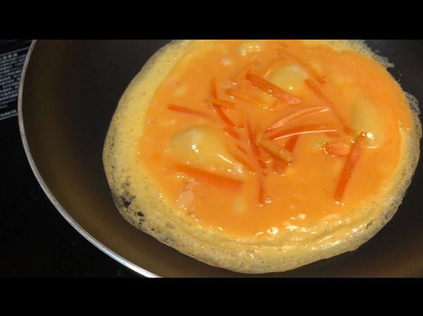 煎蛋，放入起司