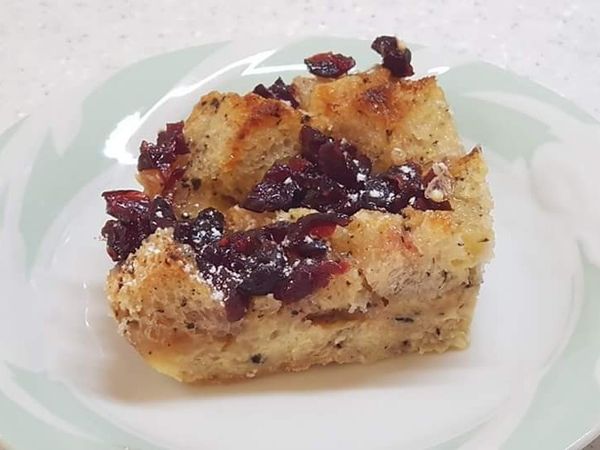 蔓越莓吐司布丁