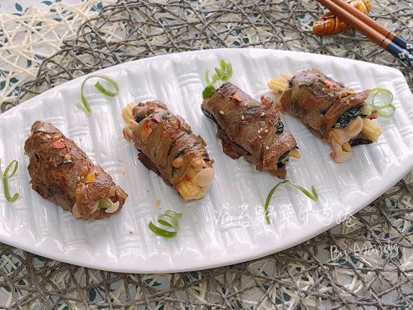 擺盤灑上海鹽及香鬆即可