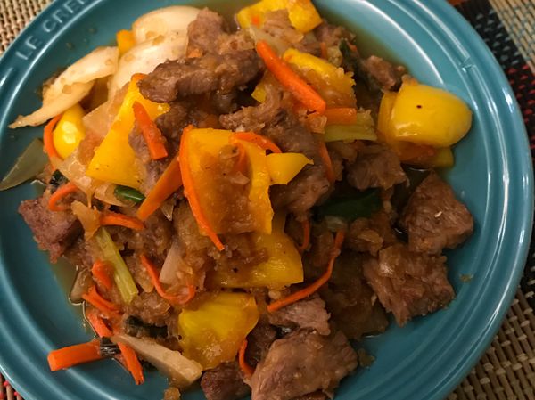 醬料全部混合打成醬汁