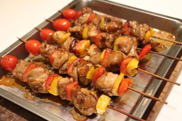 排列後送入180度的烤箱烤約10分鐘即可，