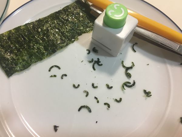 等待同時做眼睛造型
可以用打洞機做圓形眼睛