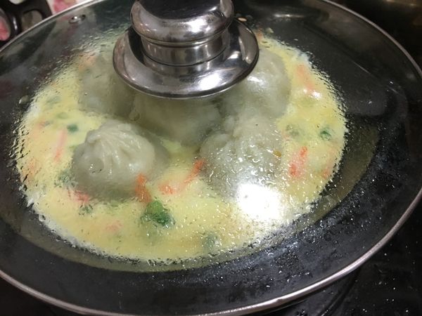 蓋鍋小小火悶煮2分