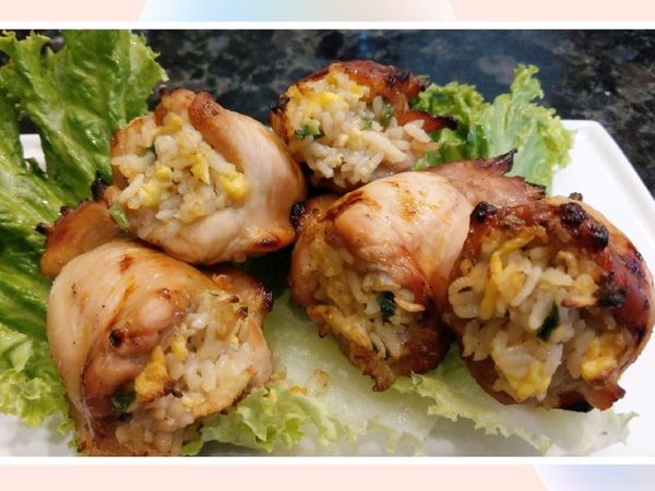 好吃的雞包飯 完成