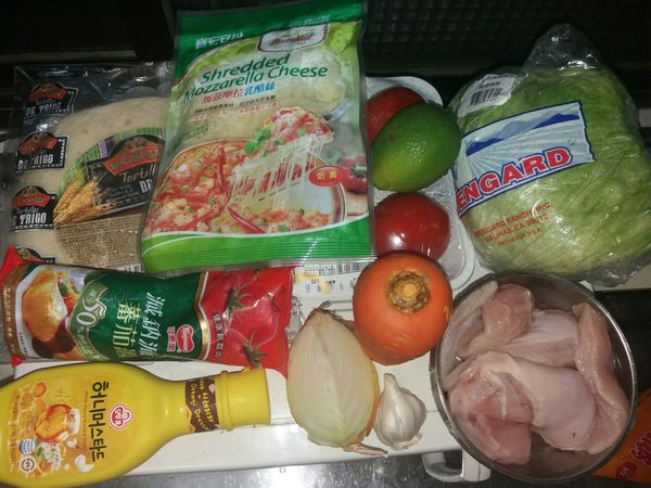 準備以上材料（食材外的材料不用參考）