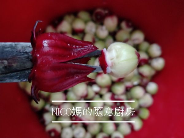 剪一圈後轉一下就很容易戳出種子