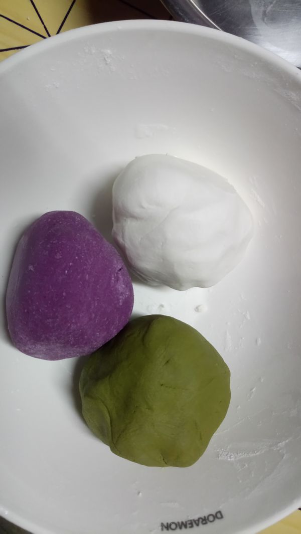 揉好的成品，之後就可以分小圓了。