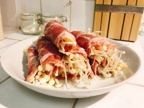 5. 全部捲起來的完成品。