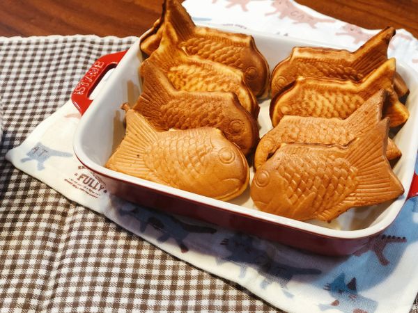 此材料約可烤出8隻鯛魚，鯛魚燒內的醬可以自由發揮！加酸酸甜甜的自製柚子果醬也是不錯的選擇！❤️