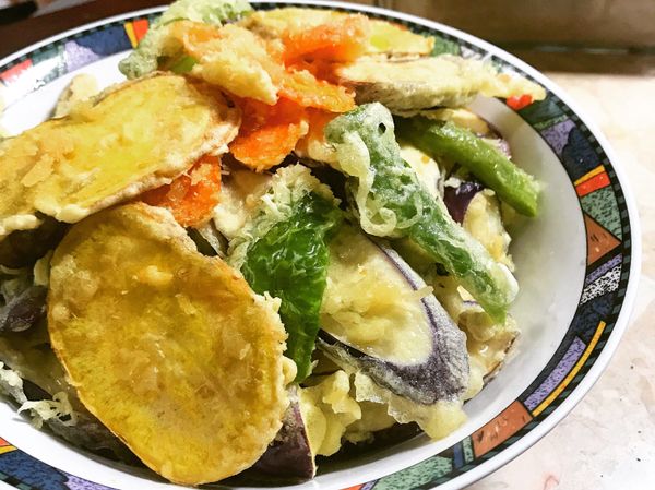 食材儘可能切薄，油溫170-180，開炸很快就熟囉。