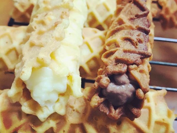 擠入卡士達醬就完成了✅