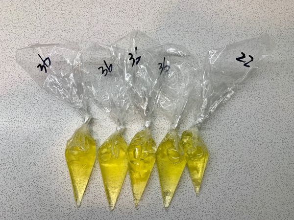 《分享剩餘蛋白保存》
依照ㄧ顆蛋白ㄧ個袋子包裹