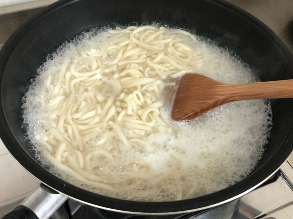 煮開水、燙麵！
