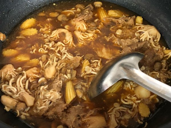 加太白粉水勾芡（可省略）