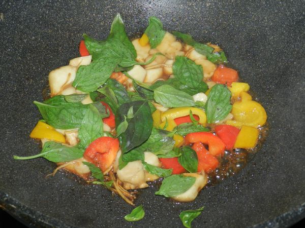 下九層塔後就可起鍋