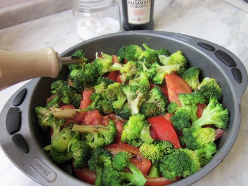 最後再大方的淋上橄欖油.