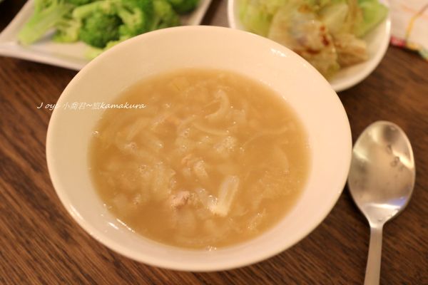 相當簡單可以喝到洋蔥自然的甜味