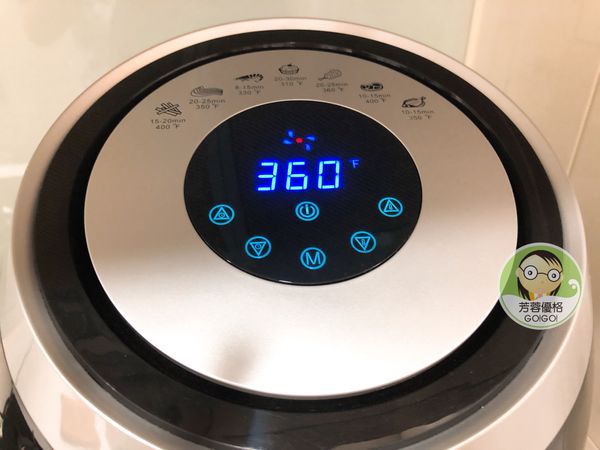 再以360F再炸8分鐘
總計18分鐘完成