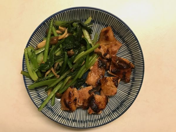 大功告成
充滿日式風味
很下飯（不能吃飯嗚嗚）
也適合當作便當菜