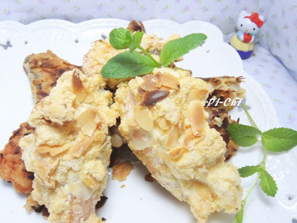 烤箱預熱,180度c烤20分鐘就完成了