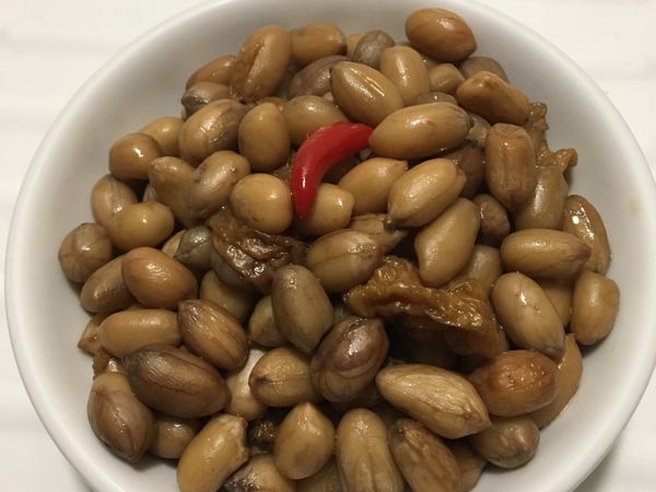 好吃的花生麵筋😋