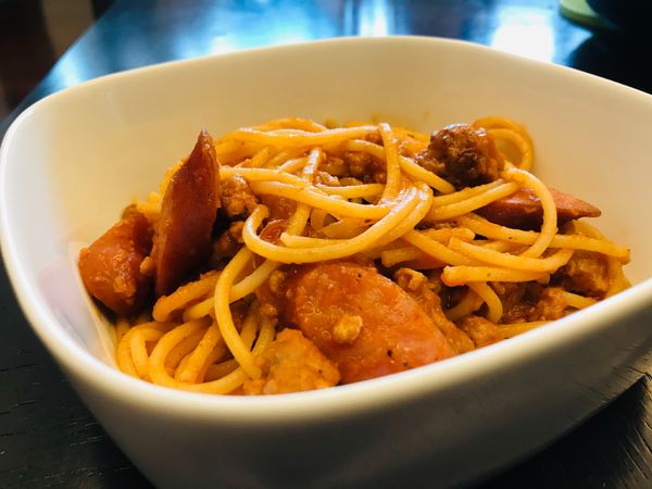 然後 全部混到一起(◍ ´꒳` ◍)就可以開動了