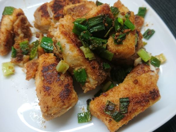 這就是我的豆香魚片。