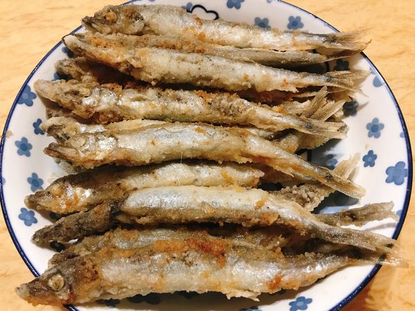 美味的香酥柳葉魚完成❤️