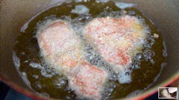 大火熱油鍋 肉下油鍋時 馬上轉中小火 炸約6-8分鐘