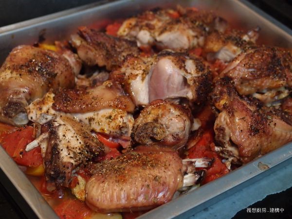 將烤盤以錫泊紙蓋上, 180度烤30分, 再把鍚泊紙取下,再烤10分,完成!