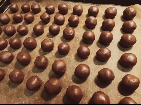 烤箱預熱170度，烤18-20分鐘