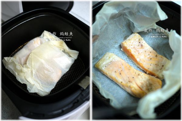 10分鐘後，把烘焙紙打開