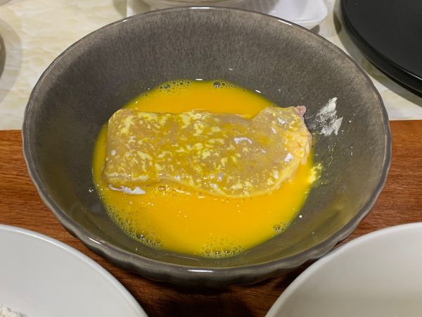 再沾蛋液