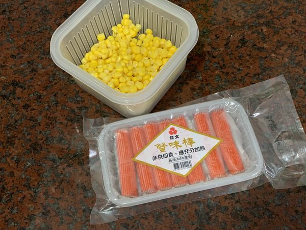 蟹味棒是解凍狀態的哦～