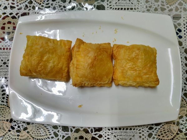 氣炸鍋
180度
正面10分鐘
翻面5分鐘
香噴噴出爐嘍！